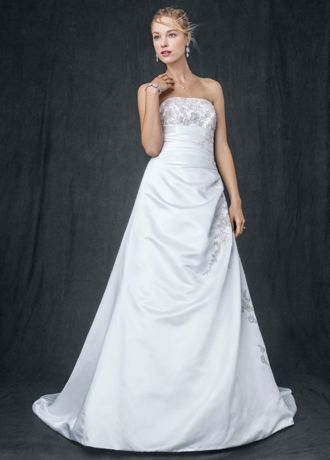 Draped Strapless Dress
